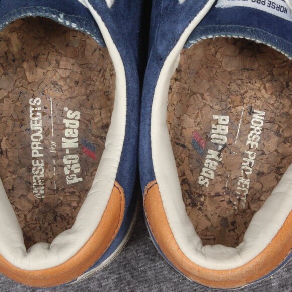 Pro Keds Royal x Norse Projects RARE Master Suede Navy Blue Men's Size 12 - Picture 11 of 12